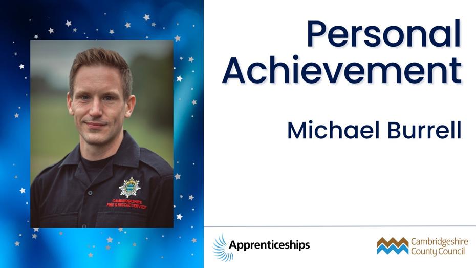 Personal Achievement Award - Michael Burrell